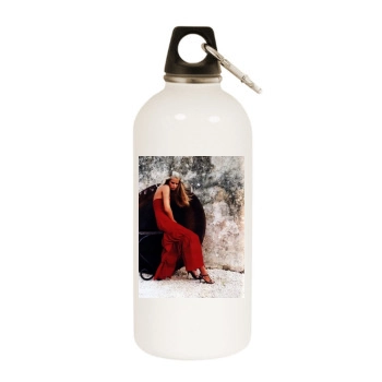 Tori Praver White Water Bottle With Carabiner