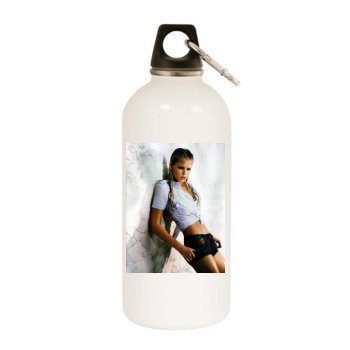 Tori Praver White Water Bottle With Carabiner