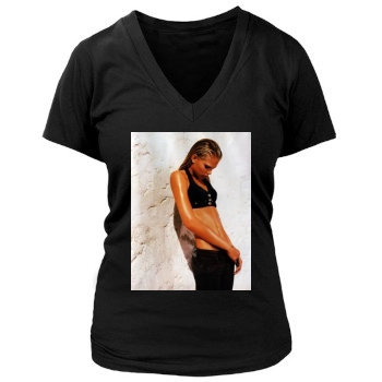 Tori Praver Women's Deep V-Neck TShirt