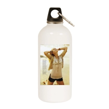 Tori Praver White Water Bottle With Carabiner