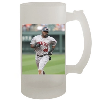 Torii Hunter 16oz Frosted Beer Stein