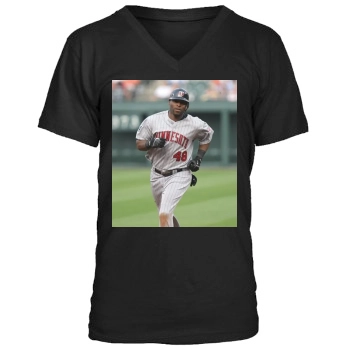 Torii Hunter Men's V-Neck T-Shirt