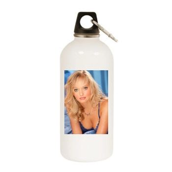 Ashley Hobbs White Water Bottle With Carabiner