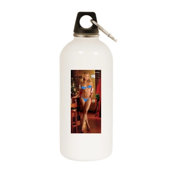 Ashley Hobbs White Water Bottle With Carabiner