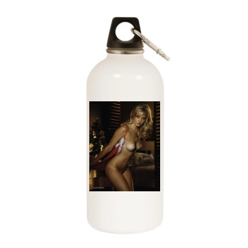 Ashley Hobbs White Water Bottle With Carabiner