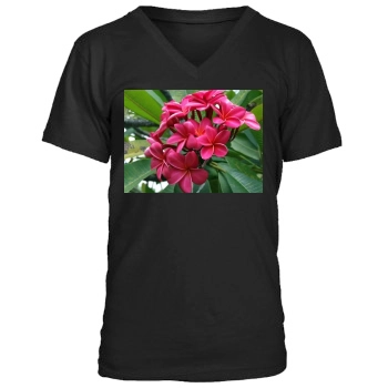 Flowers Men's V-Neck T-Shirt