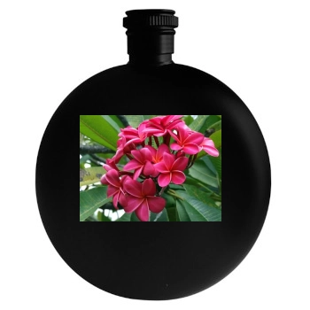 Flowers Round Flask