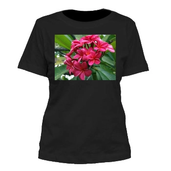 Flowers Women's Cut T-Shirt