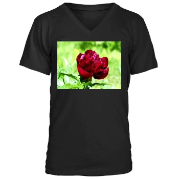 Flowers Men's V-Neck T-Shirt