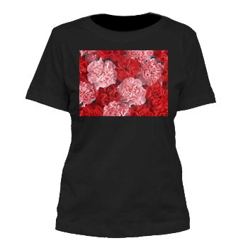 Flowers Women's Cut T-Shirt