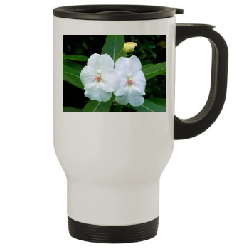 Flowers Stainless Steel Travel Mug