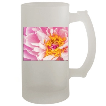 Flowers 16oz Frosted Beer Stein