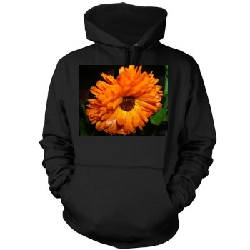 Flowers Mens Pullover Hoodie Sweatshirt