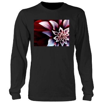 Flowers Men's Heavy Long Sleeve TShirt