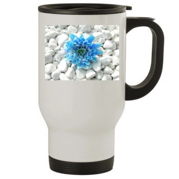 Flowers Stainless Steel Travel Mug