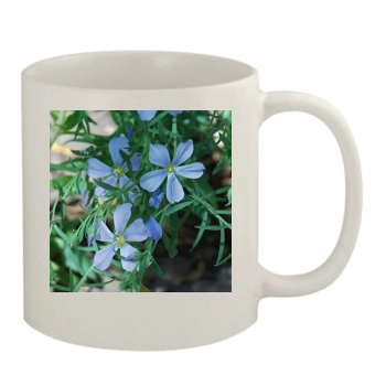 Flowers 11oz White Mug