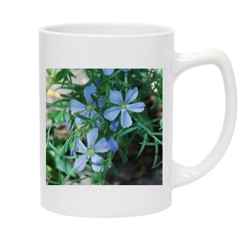 Flowers 14oz White Statesman Mug