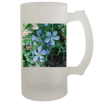 Flowers 16oz Frosted Beer Stein