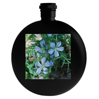 Flowers Round Flask