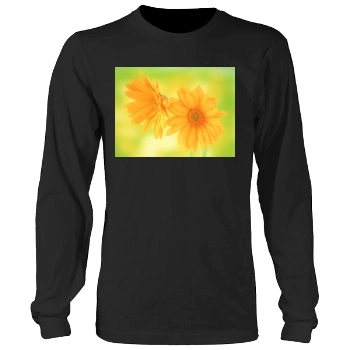 Flowers Men's Heavy Long Sleeve TShirt