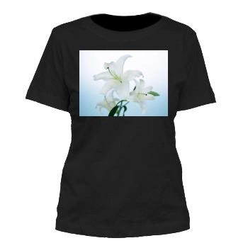 Flowers Women's Cut T-Shirt