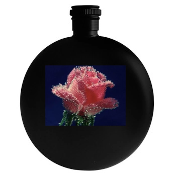 Flowers Round Flask