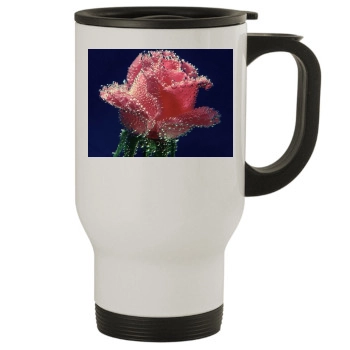 Flowers Stainless Steel Travel Mug