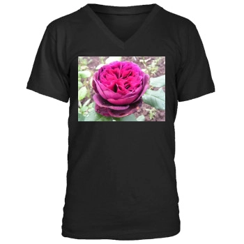 Flowers Men's V-Neck T-Shirt