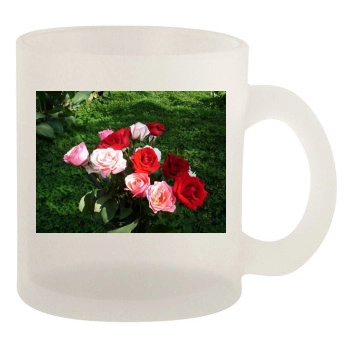 Flowers 10oz Frosted Mug