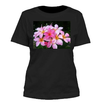 Flowers Women's Cut T-Shirt