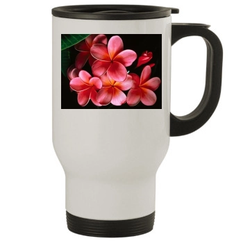 Flowers Stainless Steel Travel Mug