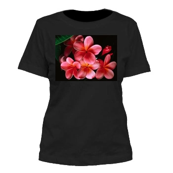 Flowers Women's Cut T-Shirt