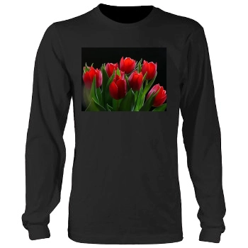 Flowers Men's Heavy Long Sleeve TShirt