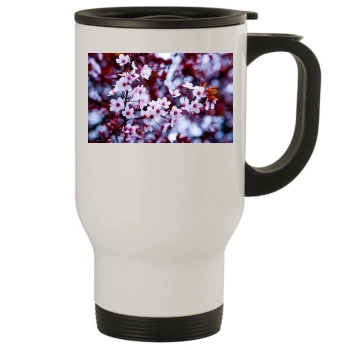 Flowers Stainless Steel Travel Mug