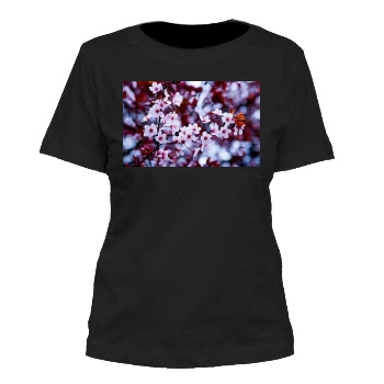 Flowers Women's Cut T-Shirt