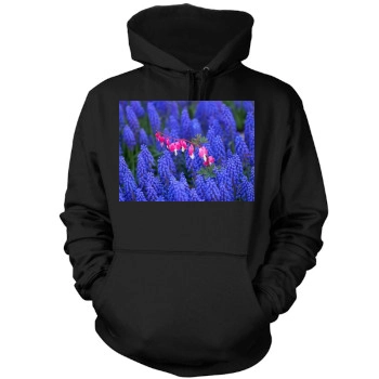 Flowers Mens Pullover Hoodie Sweatshirt