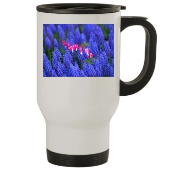 Flowers Stainless Steel Travel Mug