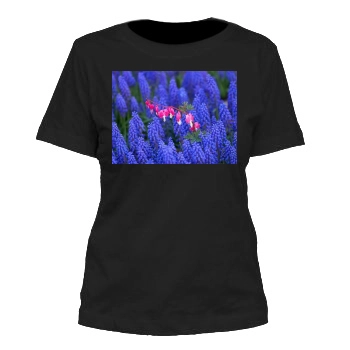 Flowers Women's Cut T-Shirt