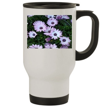 Flowers Stainless Steel Travel Mug