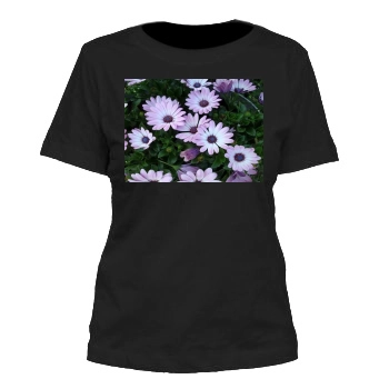 Flowers Women's Cut T-Shirt