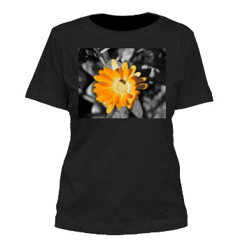 Flowers Women's Cut T-Shirt