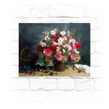 Flowers Metal Wall Art