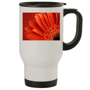 Flowers Stainless Steel Travel Mug