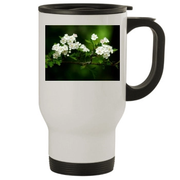 Flowers Stainless Steel Travel Mug