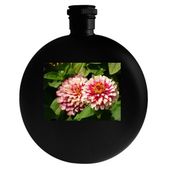 Flowers Round Flask