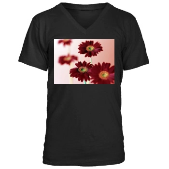 Flowers Men's V-Neck T-Shirt