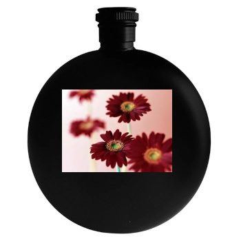 Flowers Round Flask