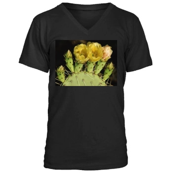 Flowers Men's V-Neck T-Shirt