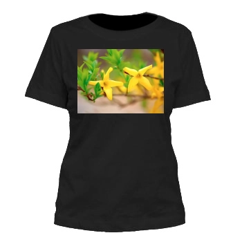 Flowers Women's Cut T-Shirt