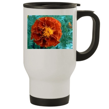 Flowers Stainless Steel Travel Mug